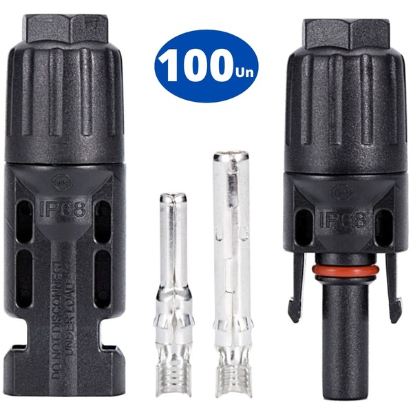 Conector Plug Mc4 Para Painel Cabo Solar Par Macho + Fêmea |